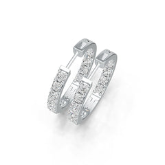 Sterling Silver Semi Mount Earrings Setting Cushion CU 3X3mm DHJ