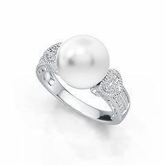 Sterling Silver Semi Mount Ring Setting Round RD 10x10mm Syzjewelry