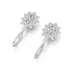 Sterling Silver Semi Mount Earrings Setting Oval OV 7x5mm DHJ