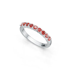 Sterling Silver Semi Mount Ring Setting Round RD 2.6x2.6mm 9 Stone Ring DHJ