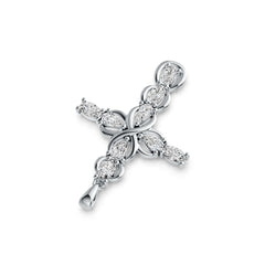 Sterling Silver Semi Mount Pendant Setting Oval OV 5x3mm PE 5x3mm DHJ