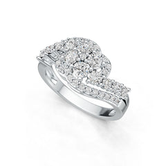 Sterling Silver Semi Mount Ring Setting Round RD 3.5mm DHJ