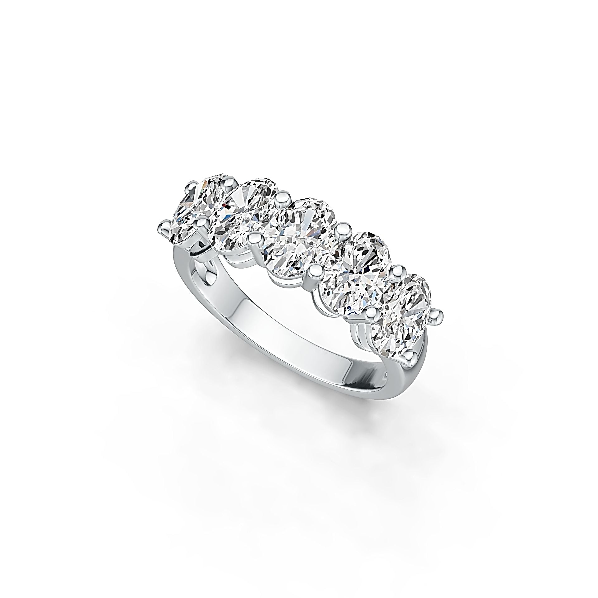 Sterling Silver Semi Mount Ring Setting Oval OV 7X5mm DHJ