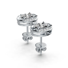 Sterling Silver Semi Mount Earrings Setting Oval OV 6x4mm Stud Syzjewelry