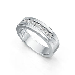 Sterling Silver Semi Mount Ring Setting Princess SQ 2.5mm DHJ