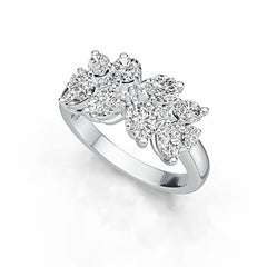 Sterling Silver Semi Mount Ring Setting Oval OV 5X4mm DHJ