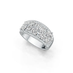 Sterling Silver Semi Mount Ring Setting Oval OV 6X4mm DHJ