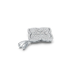 Sterling Silver Semi Mount Pendant Setting Round RD 3.5mm DHJ