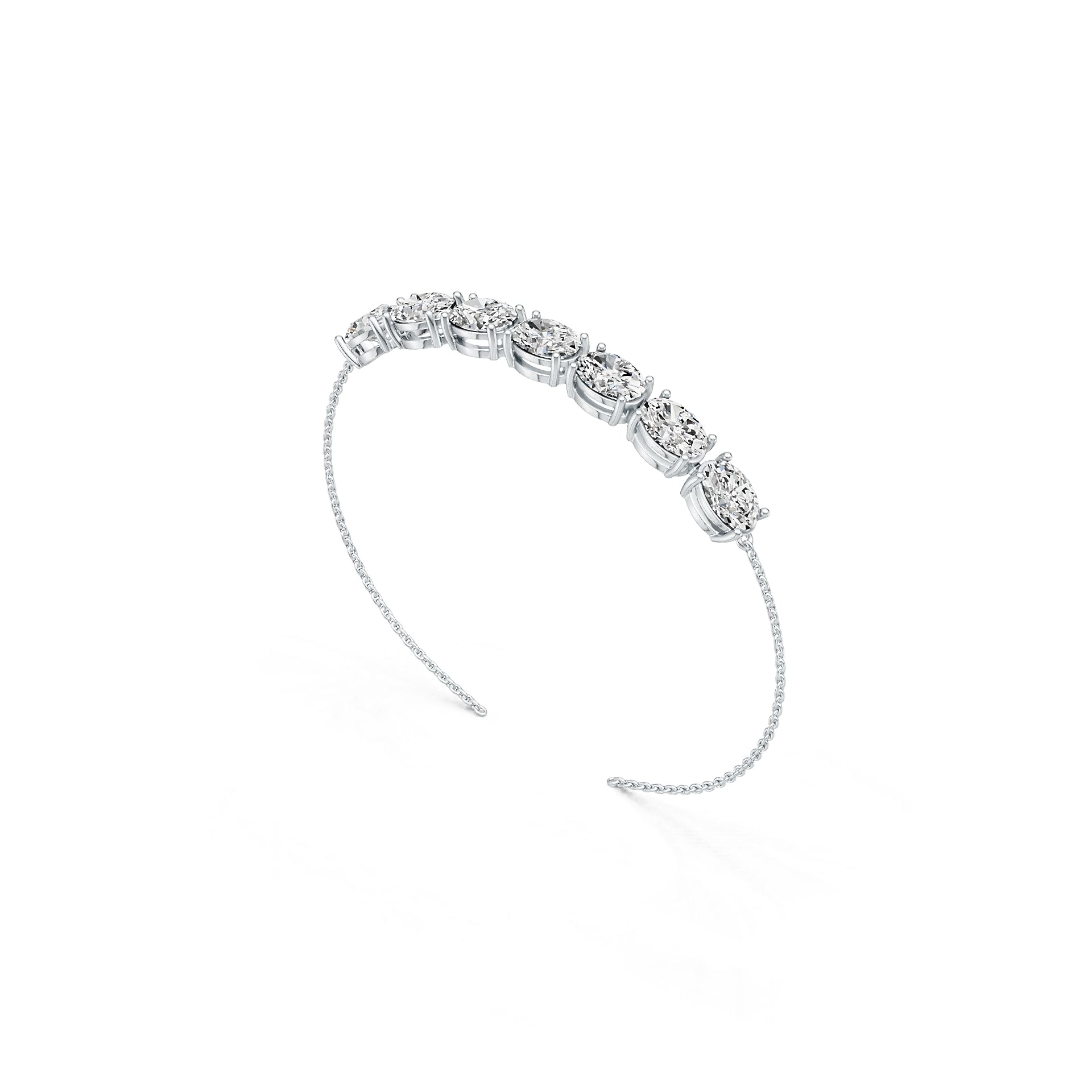 Sterling Silver Semi Mount Bracelet Setting Oval OV 9x7mm Syzjewelry
