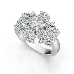 Sterling Silver Semi Mount Ring Setting Oval OV 6X4mm DHJ