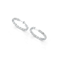 Sterling Silver Semi Mount Earrings Setting Oval OV 6X4mm DHJ