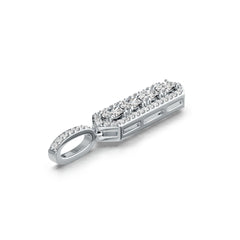 Sterling Silver Semi Mount Pendant Setting Oval OV 5X3mm DHJ