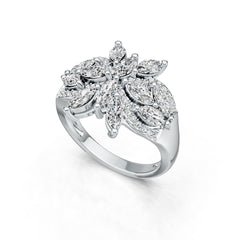 Sterling Silver Semi Mount Ring Setting Marquise MQ 6X3mm DHJ