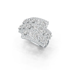 Sterling Silver Semi Mount Ring Setting Round RD 4x4mm DHJ
