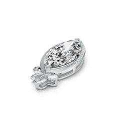 Sterling Silver Semi Mount Pendant Setting Marquise MQ 26X13mm DHJ