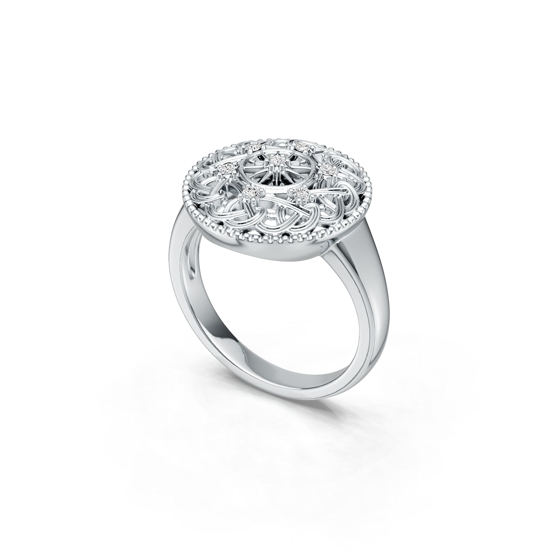 Sterling Silver Ring DHJ
