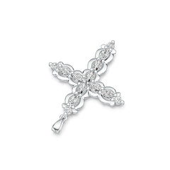 Sterling Silver Semi Mount Pendant Setting Oval OV 5x3mm DHJ
