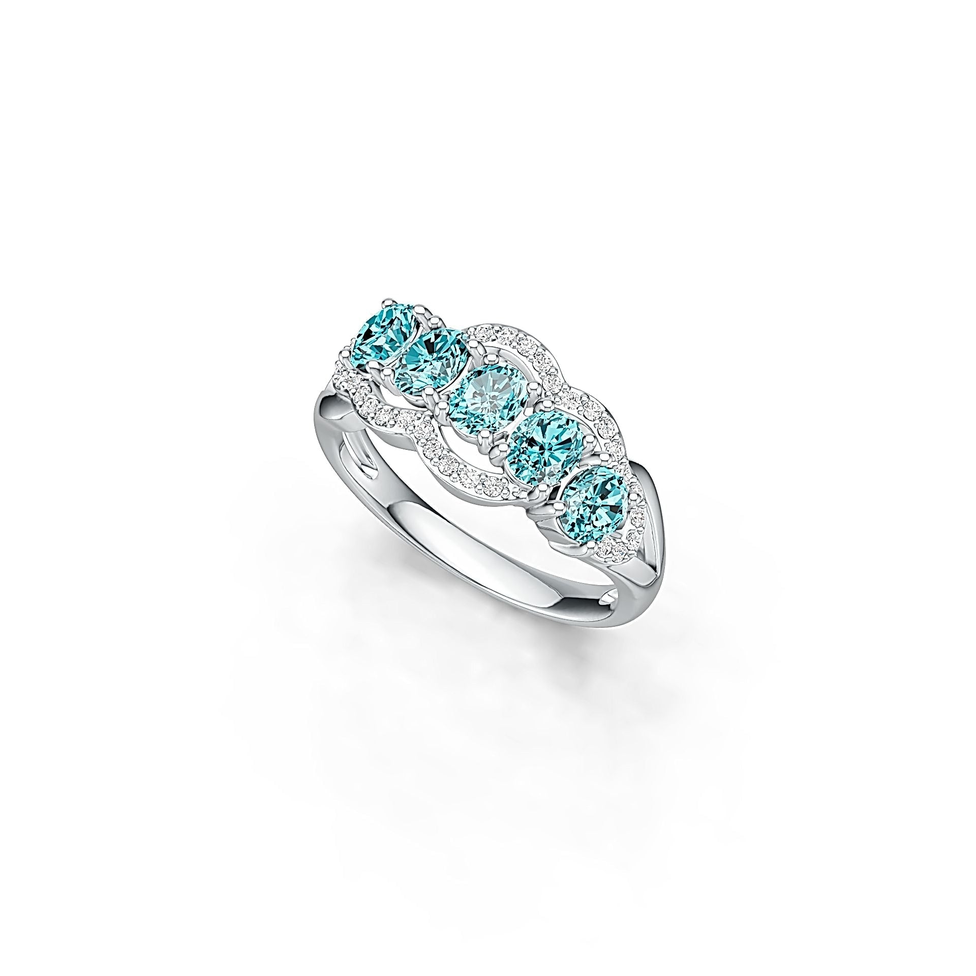 Sterling Silver Semi Mount Ring Setting Oval OV 5X4mm DHJ