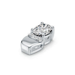 Sterling Silver Semi Mount Pendant Setting Oval OV 9X7mm DHJ
