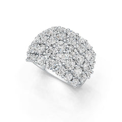 Sterling Silver Semi Mount Ring Setting Round RD 3.5mm DHJ