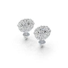 Sterling Silver Semi Mount Earrings Setting Oval OV 6X4mm DHJ