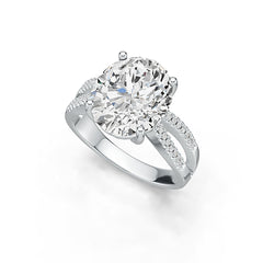 Sterling Silver Semi Mount Ring Setting Oval OV 14X12mm Syzjewelry