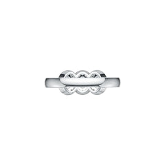 Sterling Silver Semi Mount Ring Setting Oval OV 4X3mm with White Topaz - Syzjewelry
