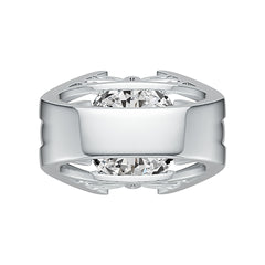 Sterling Silver Semi Mount Ring Setting Oval OV 15x13mm Split Shank Syzjewelry