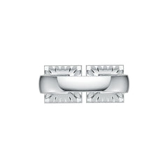 Sterling Silver Semi Mount Ring Setting Princess SQ 6x6mm Toi et Moi DHJ