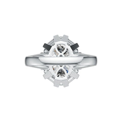 Sterling Silver Semi Mount Ring Setting Oval OV 14X10mm DHJ