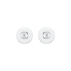 Sterling Silver Semi Mount Earrings Setting Round RD 5x5mm - Syzjewelry