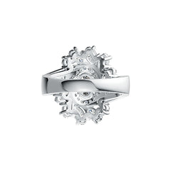 Sterling Silver Semi Mount Ring Setting Oval OV 7X5mm OV 5X3mm - Syzjewelry