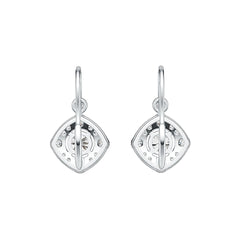 Sterling Silver Semi Mount Earrings Setting Round RD 6X6MM DHJ