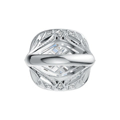 Sterling Silver Semi Mount Ring Setting Cushion CU 18X18mm DHJ