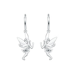 Sterling Silver Semi Mount Earrings Setting Round RD 1.5mm Angel Earrings DHJ
