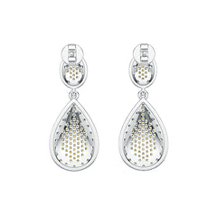 Sterling Silver Semi Mount Earrings Setting Round RD 1.0mm DHJ