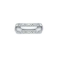 Sterling Silver Semi Mount Ring Setting Oval OV 7X5mm Cabochon DHJ