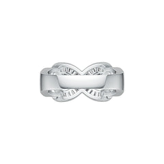 Sterling Silver Semi Mount Ring Setting Round RD 5x5mm MQ 5x2mm DHJ