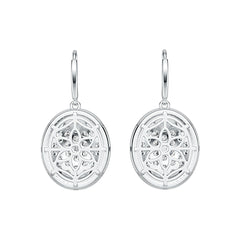 Sterling Silver Semi Mount Earrings Setting Round RD 2.6x2.6mm DHJ