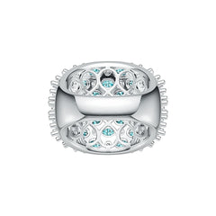 Sterling Silver Semi Mount Ring Setting Oval OV 4X3mm DHJ