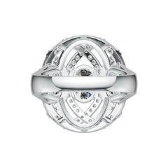 Sterling Silver Semi Mount Ring Setting Oval OV 8X6mm OV 6X4mm DHJ