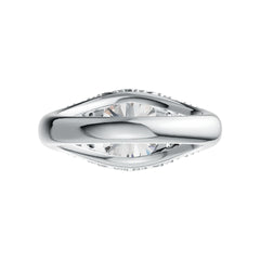 Sterling Silver Semi Mount Ring Setting Round RD 10.5mm DHJ