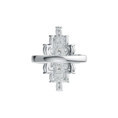 Sterling Silver Semi Mount Ring Setting Oval OV 5x3mm DHJ