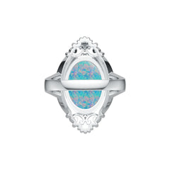 Sterling Silver Semi Mount Ring Setting Oval OV 16X12mm DHJ