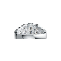 Sterling Silver Semi Mount Ring Setting Oval OV 7X5mm OV 6X4mm OV 4X3mm Tiara Theme DHJ