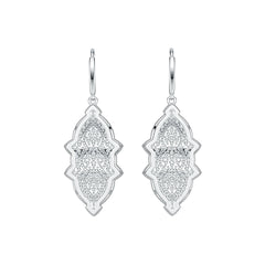 Sterling Silver Semi Mount Earrings Setting Round RD 2x2mm DHJ