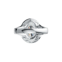 Sterling Silver Semi Mount Ring Setting Oval OV 10X8mm Halo Split Shank DHJ
