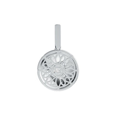Sterling Silver Semi Mount Pendant Setting Round RD 8x8mm DHJ