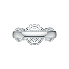 Sterling Silver Semi Mount Ring Setting Round RD 1.25mm DHJ