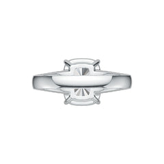 Sterling Silver Semi Mount Ring Setting Cushion CU 9x11mm Split Shank Syzjewelry